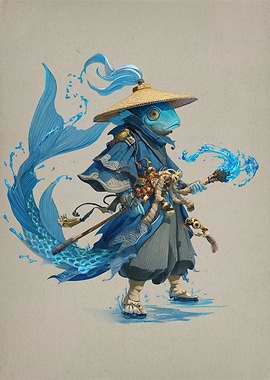 Fish Samurai Mage