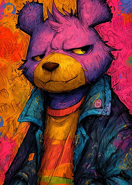 Cool Bear with Attitude