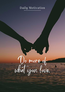 Pinky Promise at Sunset: Daily Motivation