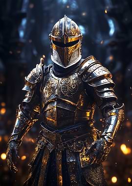 Ornate Knight in Shining Armor