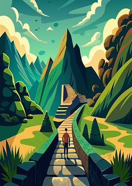 Mountain Path Journey