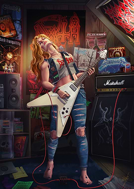 THE GUITAR GIRL
