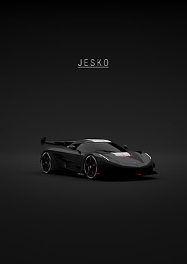 Koenigsegg Jesko Black - Front