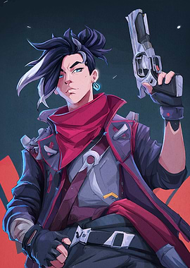 Stylish Character Gun