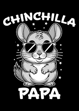 Chinchilla Papa Cartoon