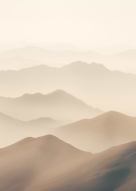 Misty Mountain Range