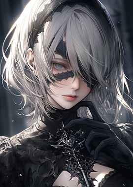 2B Nier Automata Portrait