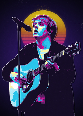 Lewis Capaldi Retro Art