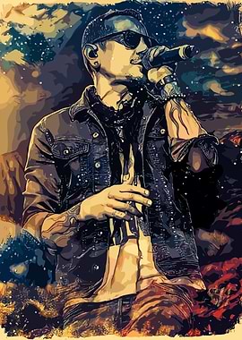Chester Bennington Performing Art