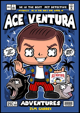 Ace Ventura Adventures Comic Book Cover