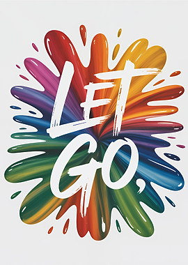 Let Go Colorful Splash