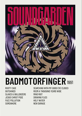 Soundgarden - Badmotorfinger Album Cover