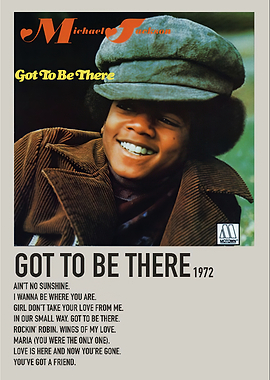 Michael Jackson Got To Be There Poster