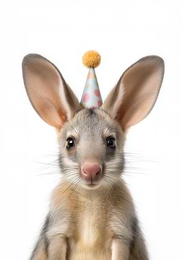 Cute Bilby with Party Hat