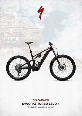 Specialized S-Works Turbo Levo 4 Bike sketch