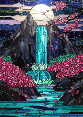 Stained Glass Waterfall