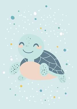 Cute Turtle Illustration