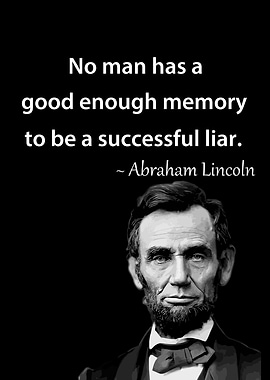 Abraham Lincoln Quote Portrait