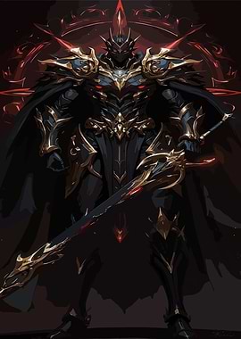 Dark Knight with Sword