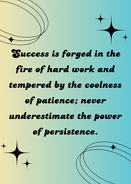 Inspirational Quote: Success and Persistence