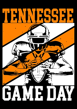 Tennessee Game Day Football Graphic