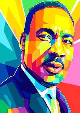 Martin Luther King Jr. Pop Art