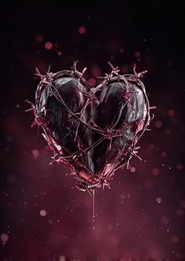 Barbed Wire Heart