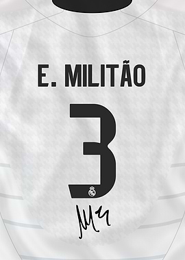 E. Militão Madrid Jersey