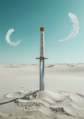 Katana in Desert Winds