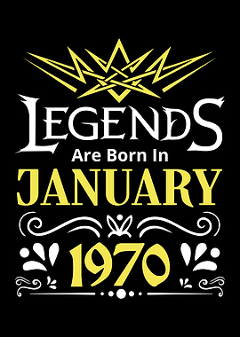 Legends Born In January 1970