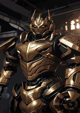 Golden Armored Warrior