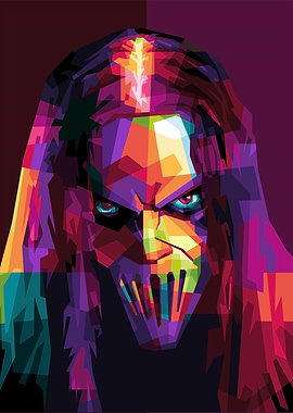 Mick Thomson Pop Art Portrait