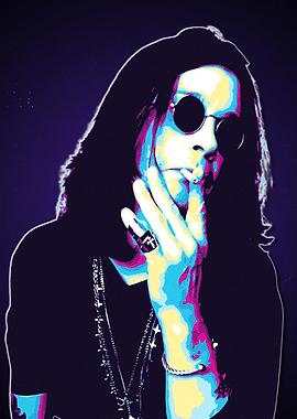 Ozzy Osbourne Pop Art Portrait