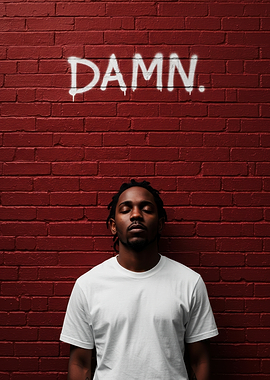 Kendrick Lamar DAMN. Album Cover