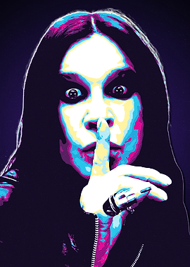 Ozzy Osbourne Pop Art Portrait