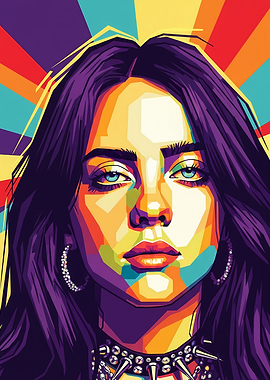 Billie WPAP Pop Art