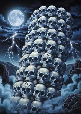 Leaning Tower of Skulls