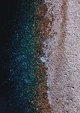 Abstract Coastal Shoreline