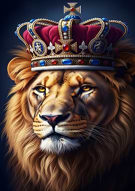 Lion King with Crown