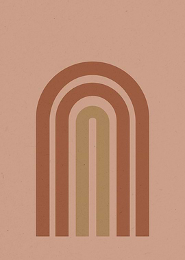 Bohemian geometric arch