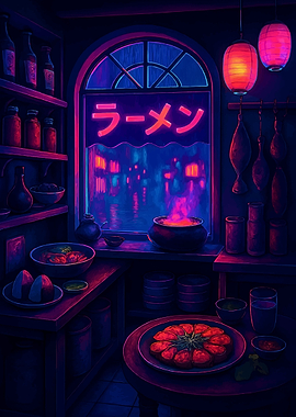 Neon japanese Shop