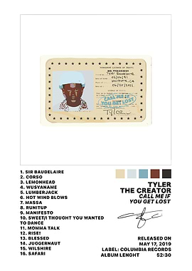 Tyler the Creator Album Cover