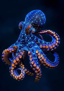 Neon Octopus Suckers