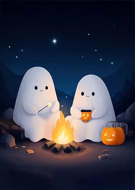 Ghostly Campfire Friends