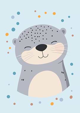Cute Otter Illustration