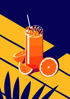 Orange Juice Still Life