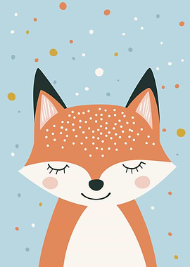 Cute Fox Illustration