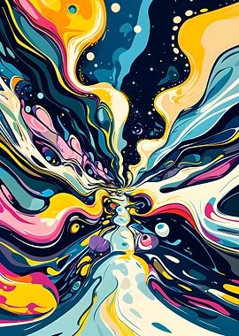 Abstract Colorful Swirls