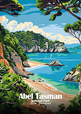 Abel Tasman National Park Poster