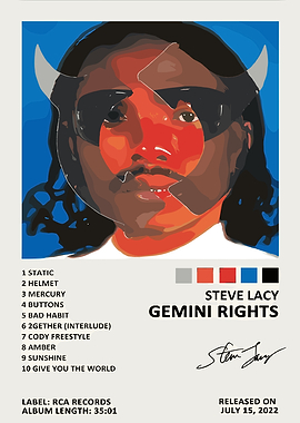 Steve Lacy Gemini Rights Album Cover